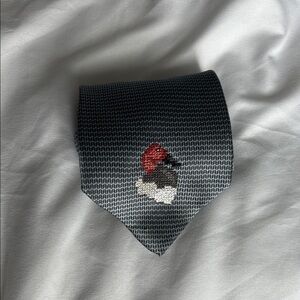 UMO LORENZO Silk Gray Tie